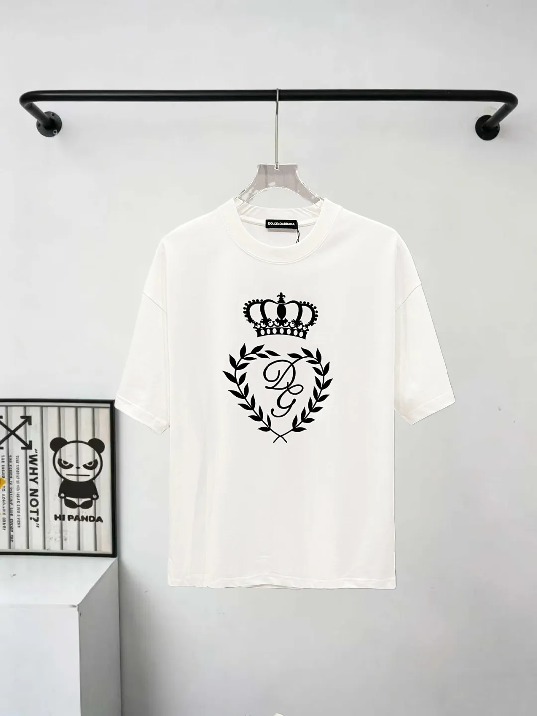 110 DG logo Logo Same Style T Versatile ( ) : Black White Size：S M L XL